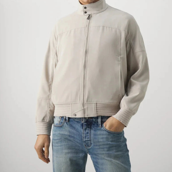 Emporio Armani Giubbino Giubbino Uomo in tessuto cannette Beige - Francavilla Moda